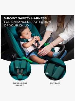 Kinderkraft I-CARE i-Size Autostol Baby, Graphite Black