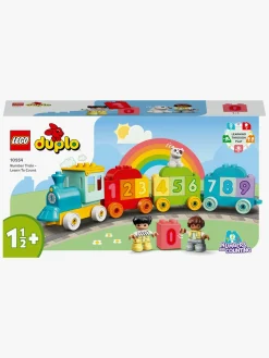 Børn Lego Legetøj Til Børn På 0-10 År|Togbaner & Legeborde>DUPLO Mit første 10954 Tog med tal – Lær at tælle
