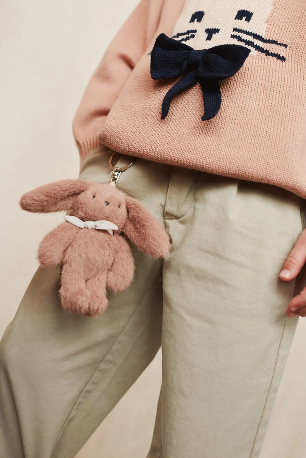 Børn Liewood Alfredo Rabbit Nøglering, Pale Tuscany