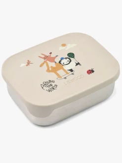 Liewood Spisetid>Arthur  Mønstret Madkasse, Around the world/Sandy