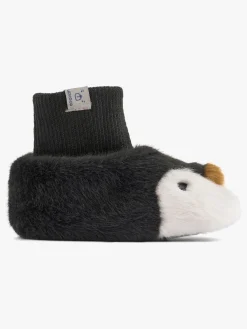Børn Liewood Hjemmesko>Beth Penguin Plush Indesko, Sandy / Dark grey