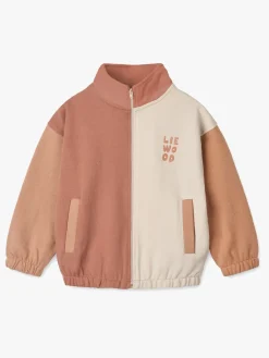Børn Liewood Fleecetøj>Cassius Zip Trøje, Tuscany Rose Multi Mix