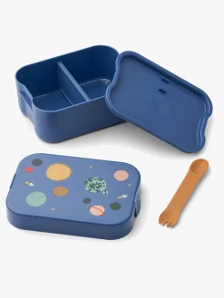 Liewood Spisetid*Chelsey  Mønstret Madkasse-sæt, Universe/Classic navy