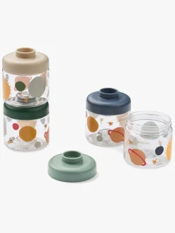 Liewood Spisetid*Dominique Baby Madkasse 4-pak, Universe/Classic navy