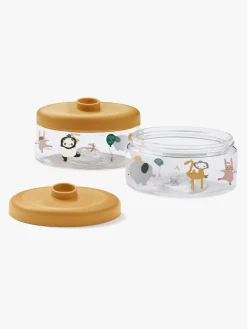 Liewood Spisetid>Dominique Tritan Madkasse 2-pak, Around the world/Sandy