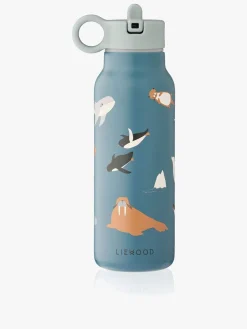 Liewood Spisetid>Falk Drikkedunk 350 ml, Arctic Sea/ Ocean view