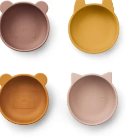 Liewood Spisetid>Iggy Skåle Silikone 4-pak, Rose