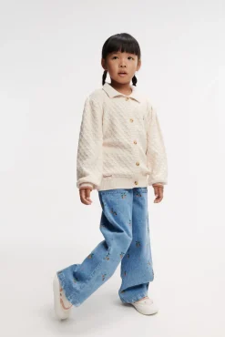 Børn Liewood Jane Strikket Cardigan, Sandy