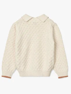 Børn Liewood Jane Strikket Cardigan, Sandy