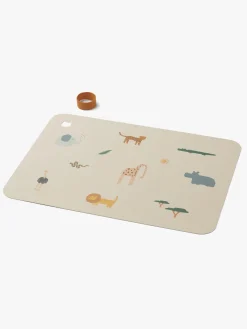 Liewood Spisetid>Jude Dækkeserviet med Tryk, Safari/Sandy