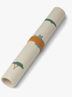 Liewood Spisetid>Jude Dækkeserviet med Tryk, Safari/Sandy