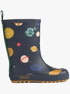 Børn Liewood Mason  Forede Gummistøvler, Universe/Classic Navy