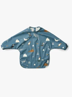 Liewood Spisetid*Merle Cape Hagesmæk med Tryk, Arctic Sea/ Ocean view