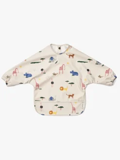 Liewood Spisetid>Merle Cape Hagesmæk med Tryk, Safari/Sandy