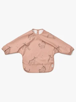 Liewood Spisetid*Merle Cape Hagesmæk med Tryk, Unicorn/Pale Tuscany Lyserød