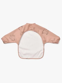 Liewood Spisetid*Merle Cape Hagesmæk med Tryk, Unicorn/Pale Tuscany Lyserød