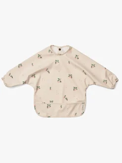 Liewood Spisetid*Merle Cape Hagesmæk med Tryk, Peach/Sea Shell