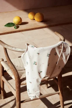 Liewood Spisetid*Merle Cape Hagesmæk med Tryk, Peach/Sea Shell