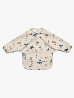 Liewood Spisetid*Merle Cape Hagesmæk med Tryk, Sea Creature/Sandy