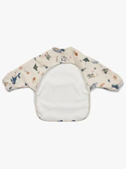 Liewood Spisetid*Merle Cape Hagesmæk med Tryk, Sea Creature/Sandy