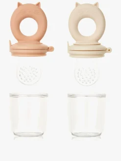 Liewood Spisetid*Miranda Feeder 2-Pak, Tuscany Rose/Apple Blossom Lyserød/Hvid