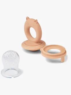 Liewood Spisetid*Miranda Feeder 2-Pak, Tuscany Rose/Apple Blossom Lyserød/Hvid