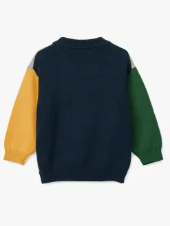 Børn Liewood Orlane  Strikket Trøje, Panda/Mist/Classic Navy Multi Mix