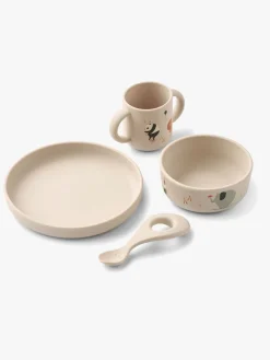 Liewood Spisetid>Vivi Mønstret Spisesæt, Circus/Sandy