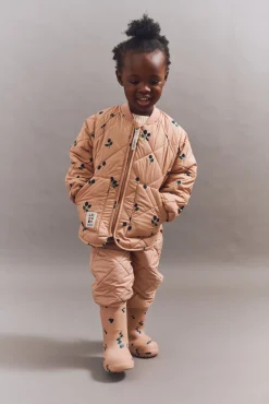 Børn Liewood Vintertøj>Zella Termosæt, Berry/Pale Tuscany/Embroidery