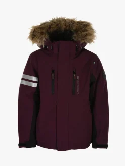 Børn Lindberg Colden Vinterjakke, Plum