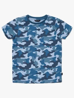 Børn LucaLola Overdele></noscript>Luca & Lola San Marino T-Shirt 2-pak, Blue Camouflage/White