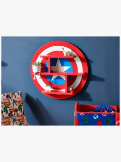 MarvelCaptainAmerica Børnemøbler*Marvel Captain America Hylde, Multifarvet