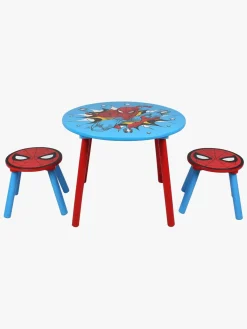 Børn MarvelSpiderMan Børnemøbler>Marvel Spider-Man Bord & Stole, Blå/rød