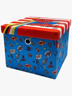 Børn MarvelSpiderMan Marvel Spider-Man Puf med Opbevaringsboks, Multifarvet