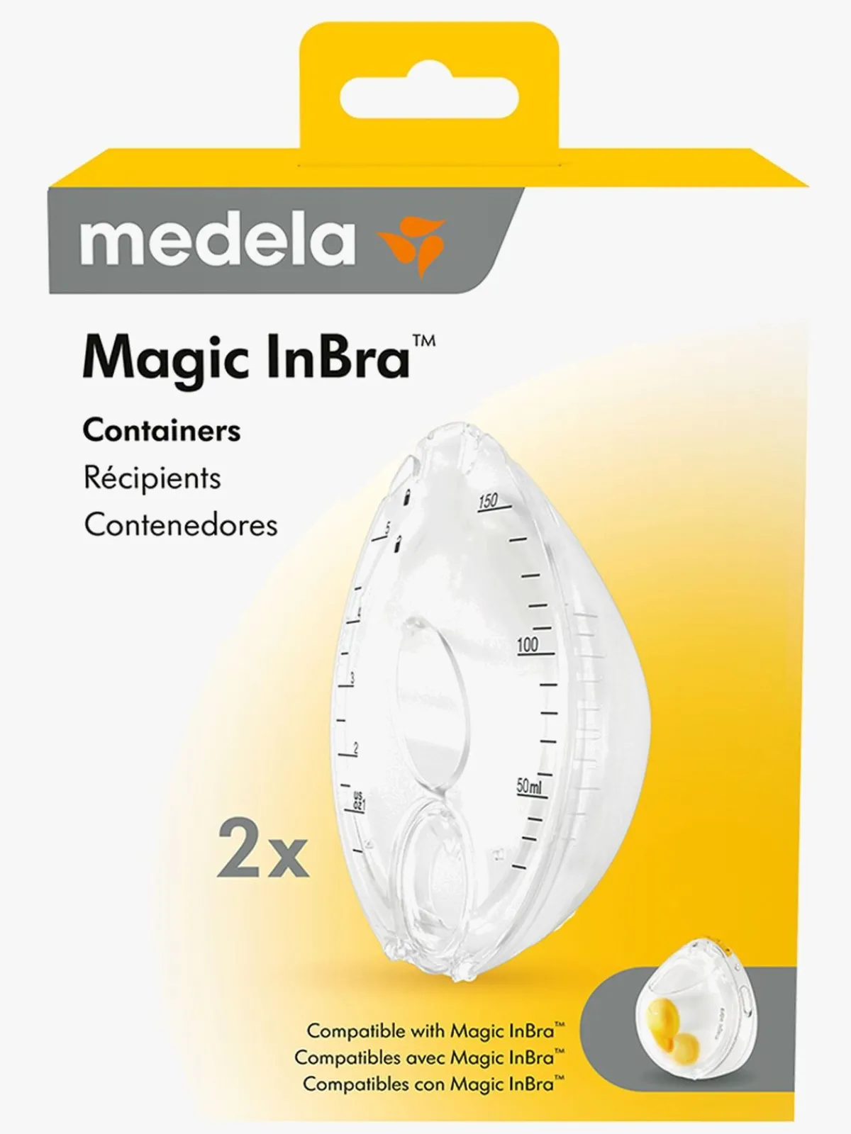 Medela Amning*InBra Beholder 2-pak