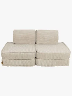 Meowbaby Børnemøbler*Play Pocket  Bygbar Sofa Plus Aesthetic, Ecru