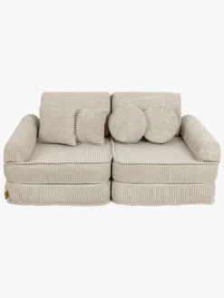 Meowbaby Børnemøbler*Play Pocket  Bygbar Sofa Plus Aesthetic, Ecru