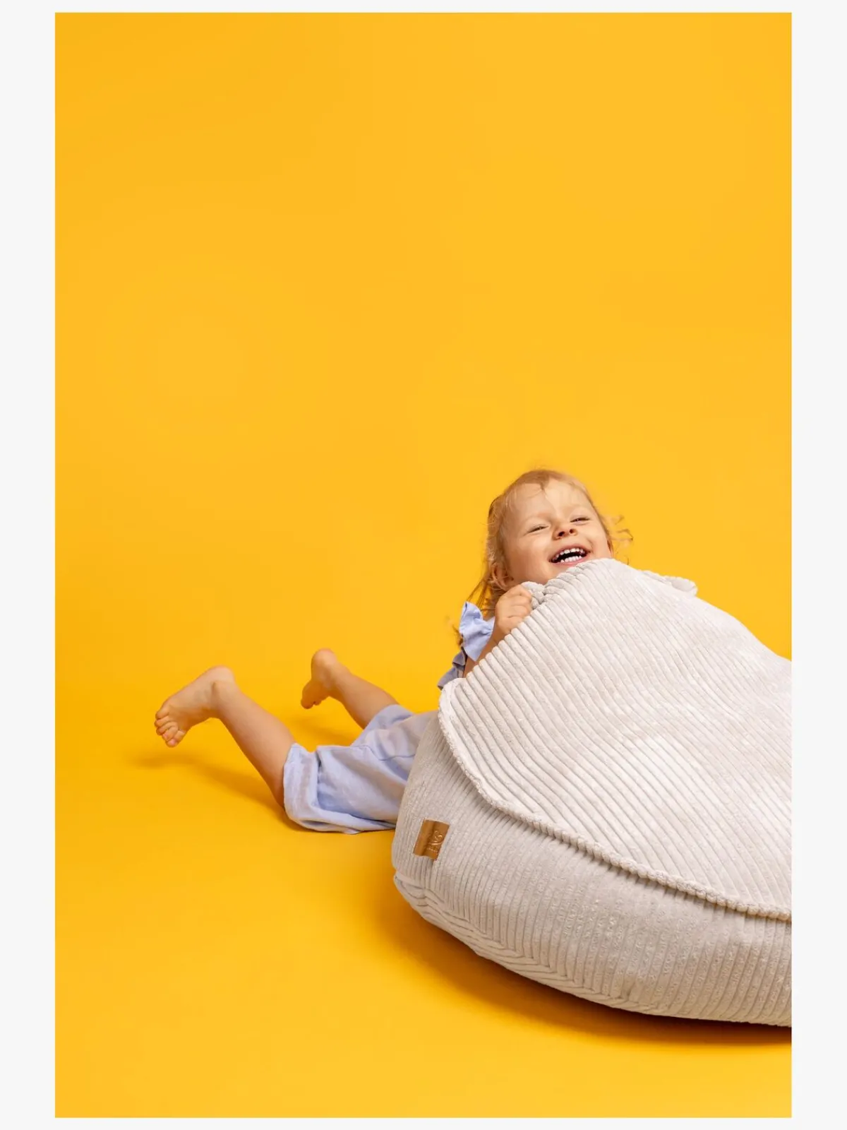 Meowbaby Børnemøbler*Sækkestol Teddy, Ecru