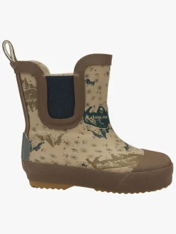 MikkLine Gummistøvler*Mikk-Line Forede Gummistøvler Uldblanding, Coriander