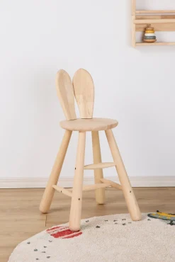 Børn Minitude Børnemøbler>Kanin Juniorstol, Natur