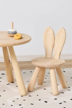 Børn Minitude Børnemøbler></noscript>Nordic Bord Dimma & Stole Kanin, Natur