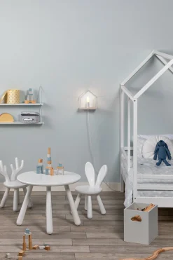 Børn Minitude Nordic JAX Juniorseng m. Madras 70x140, Hvid