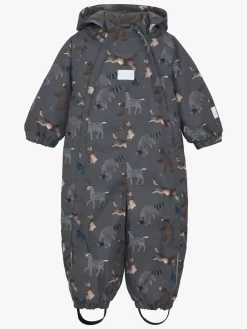 Børn Minymo Flyverdragt, Dark Gull Grey