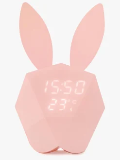 Børn MOB Vækkeur med Natlampe Kanin, Lyserød