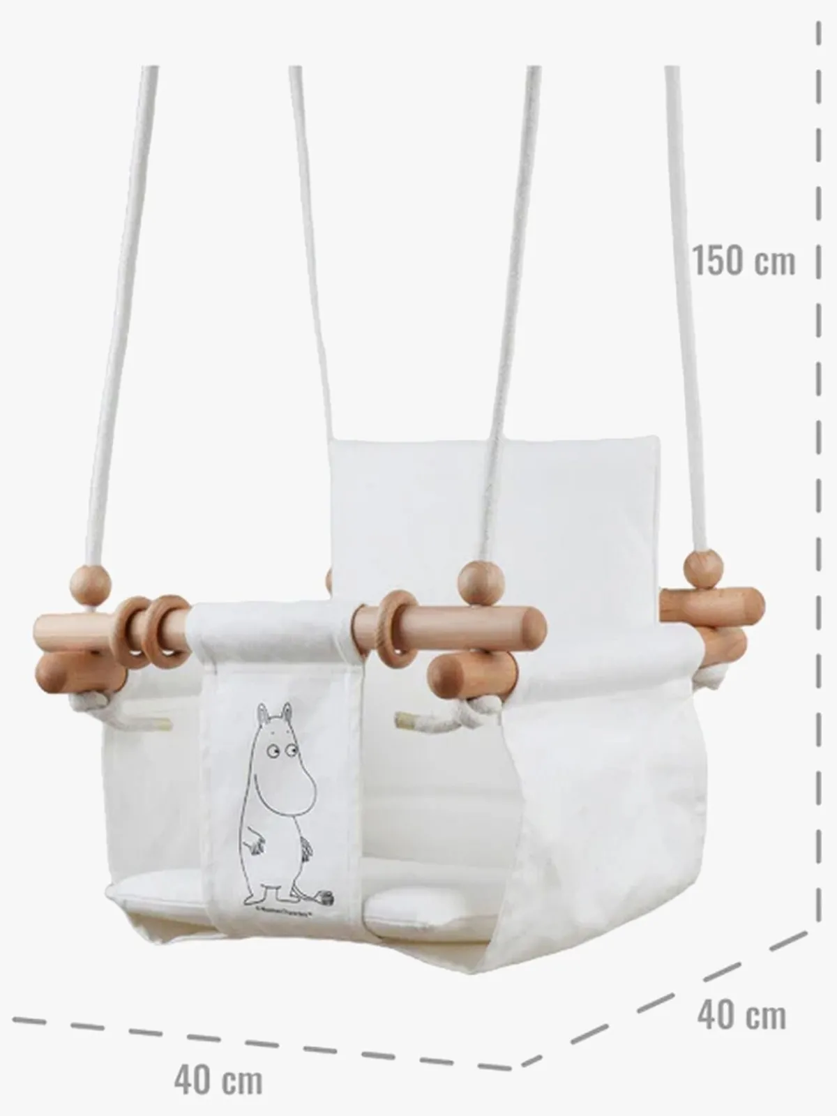 BarboToys Mumitroldene Babygynge, Hvid