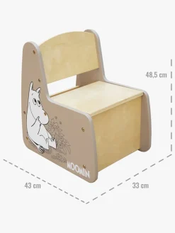 Mumin Børnemøbler*Mumitroldene Opbevaringsstol, Beige