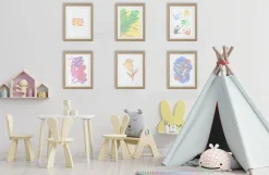 Børn MyLittleDaVinci My Little DaVinci Oplukkelig Ramme A3, 50 Ark, Natural