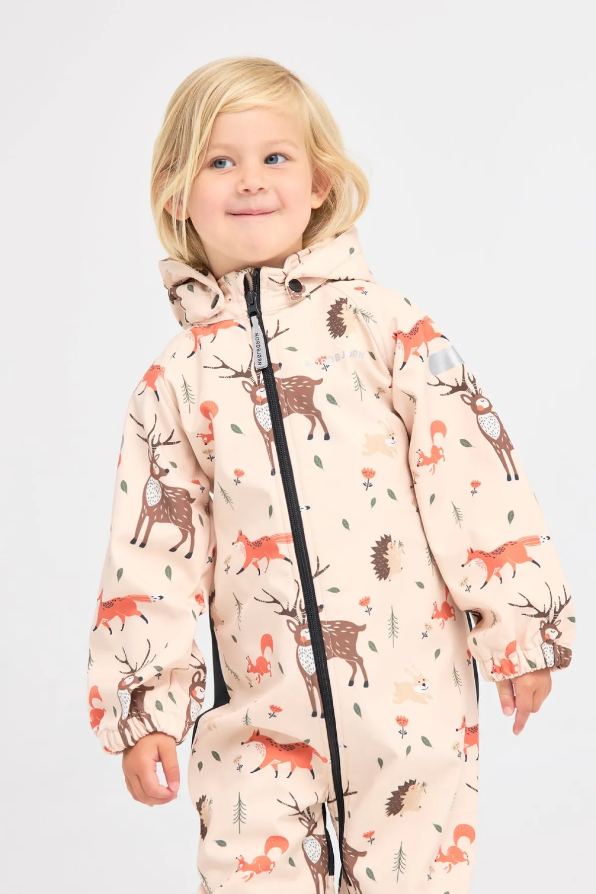Børn Nordbjrn Overtøj>Nordbjørn Bovall Softshelldragt, Friends of the Forest Brazilian Sand