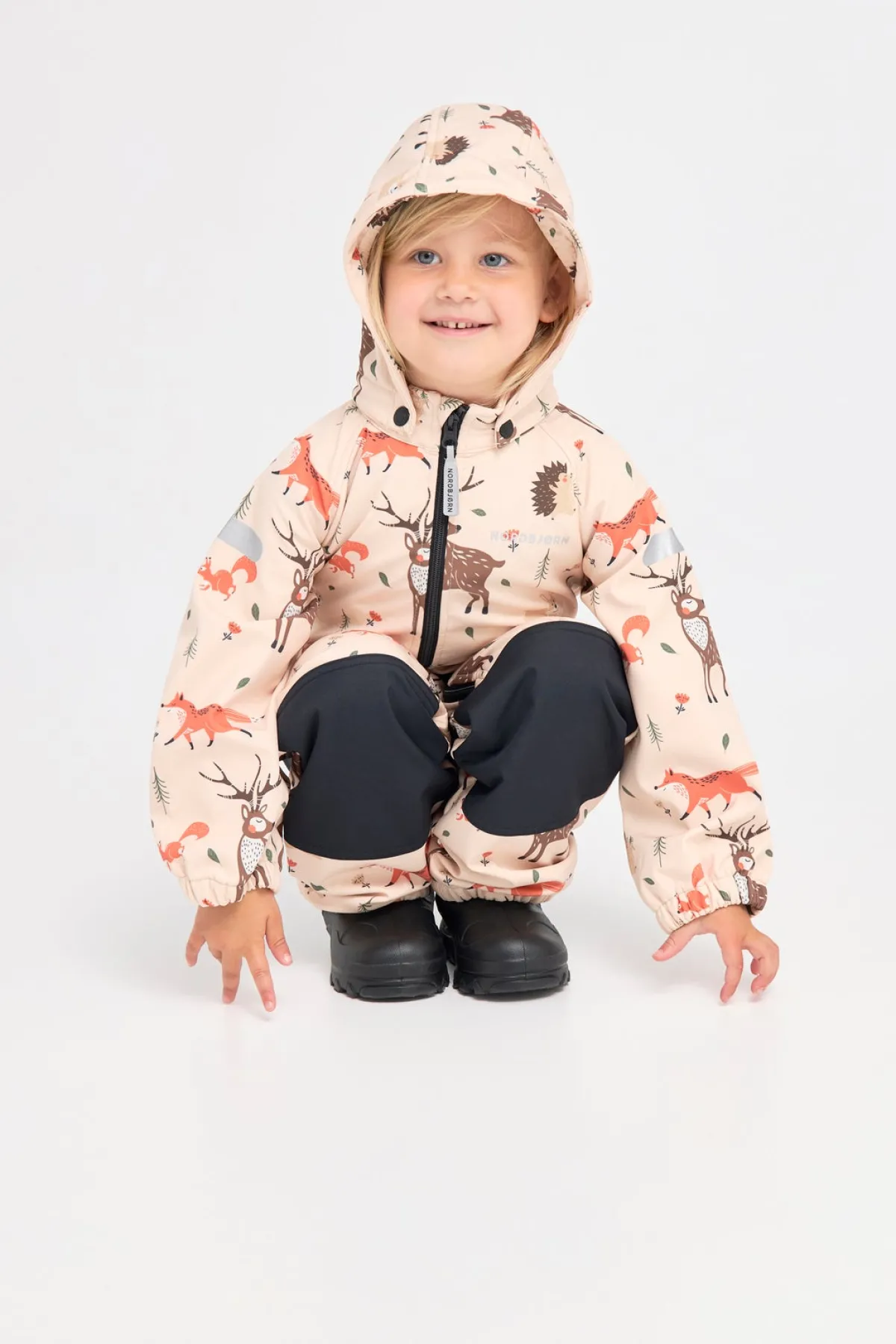 Børn Nordbjrn Overtøj>Nordbjørn Bovall Softshelldragt, Friends of the Forest Brazilian Sand