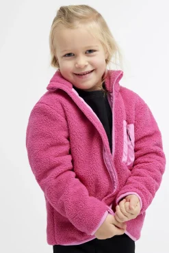 Børn Nordbjrn Fleecetøj>Nordbjørn Dakota Fleecetrøje, Fuchsia